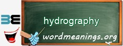 WordMeaning blackboard for hydrography